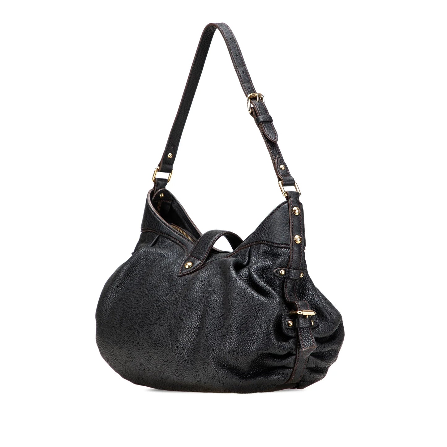 Black Louis Vuitton Monogram Mahina XS Crossbody Bag