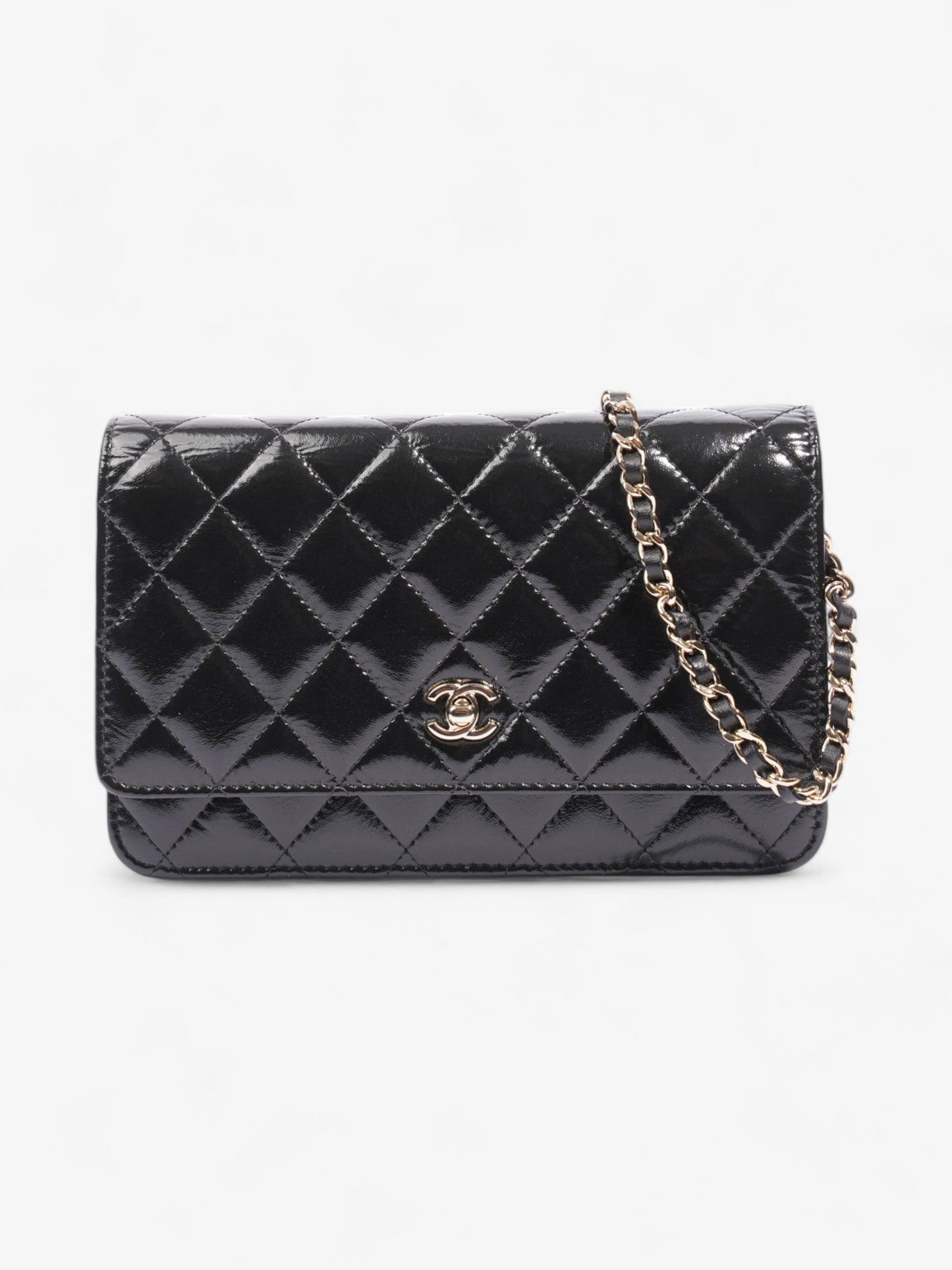Chanel O Mini Bag Black Lambskin Leather