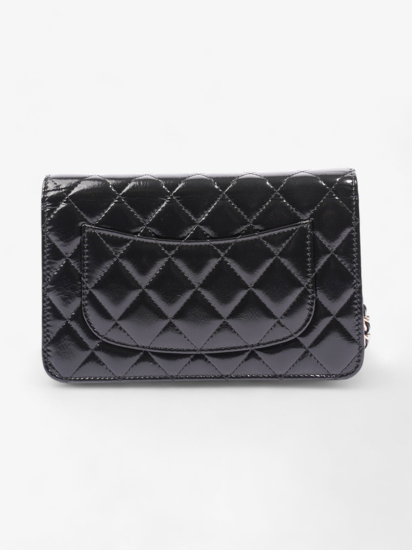 Chanel O Mini Bag Black Lambskin Leather