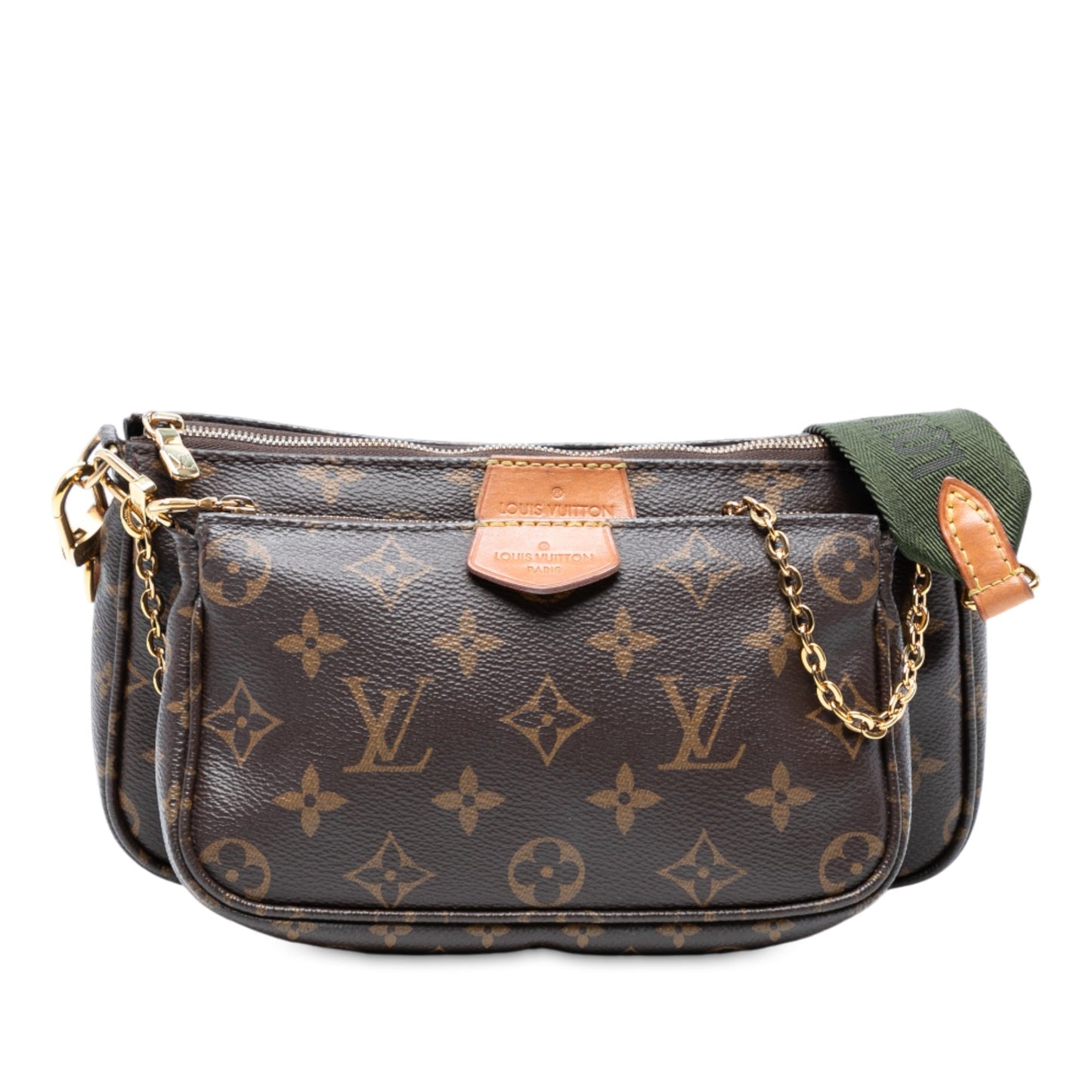 Brown Louis Vuitton Monogram Multi Pochette Accessoires Satchel