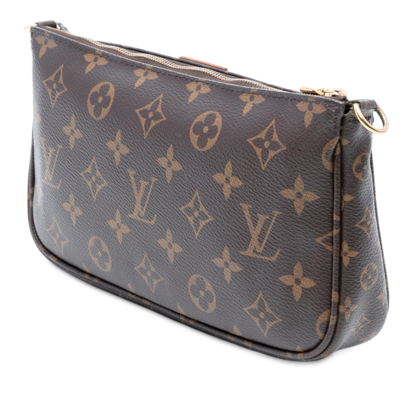 Brown Louis Vuitton Monogram Multi Pochette Accessoires Satchel