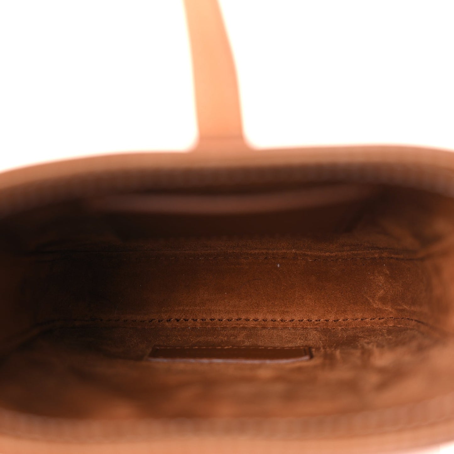 Saint Laurent Smooth Calfskin Le 5 A 7 Vertical Hobo Brown Gold