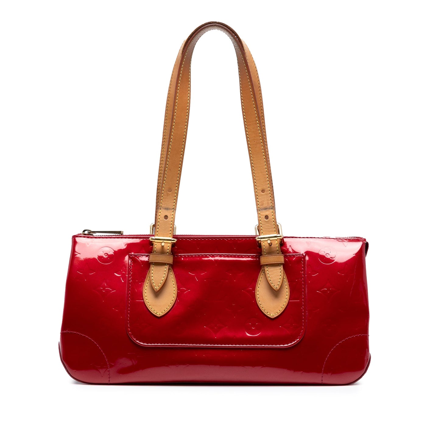 Red Louis Vuitton Monogram Vernis Rosewood Avenue Shoulder Bag