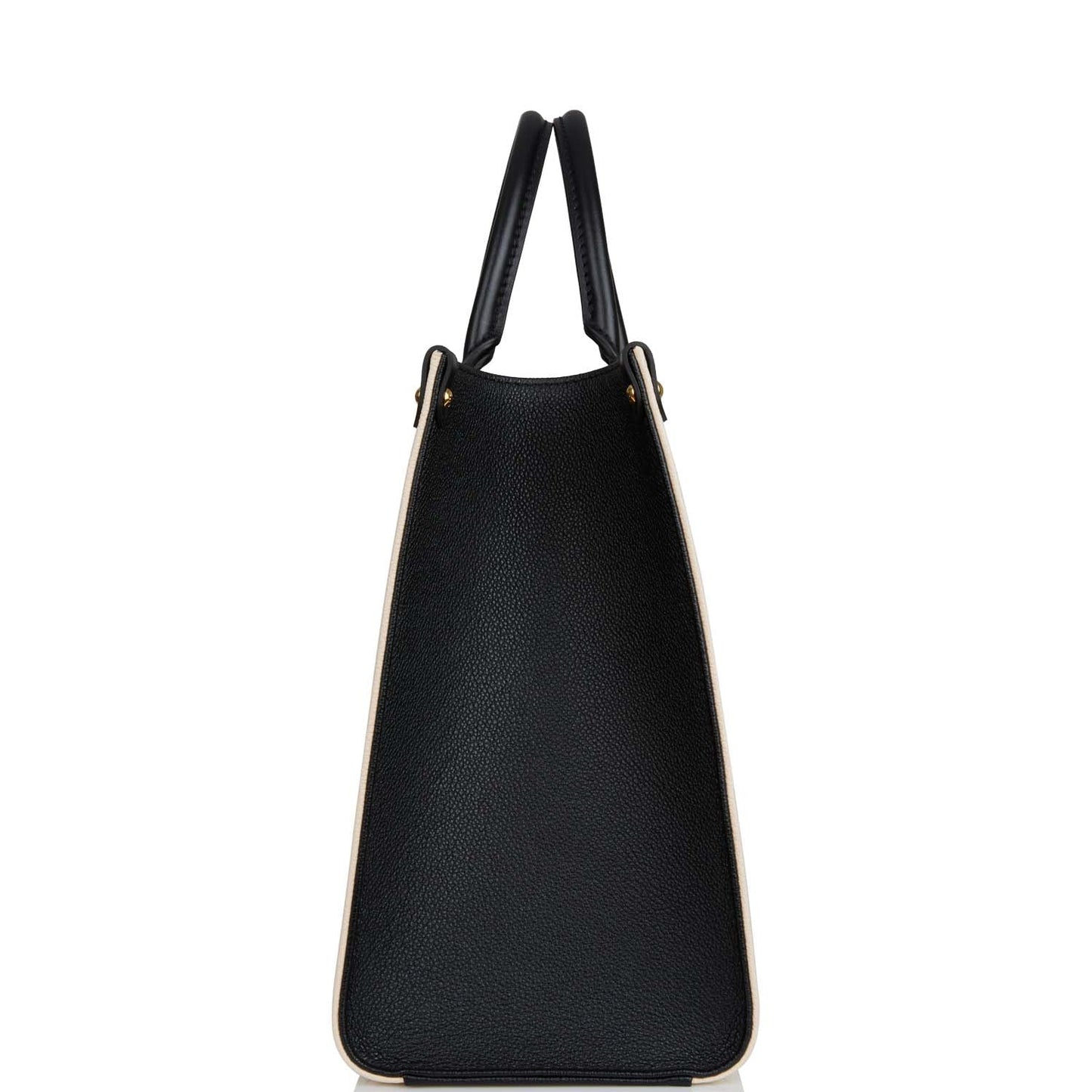 Louis Vuitton Black and Cream Empreinte Giant Monogram OnTheGo MM Tote