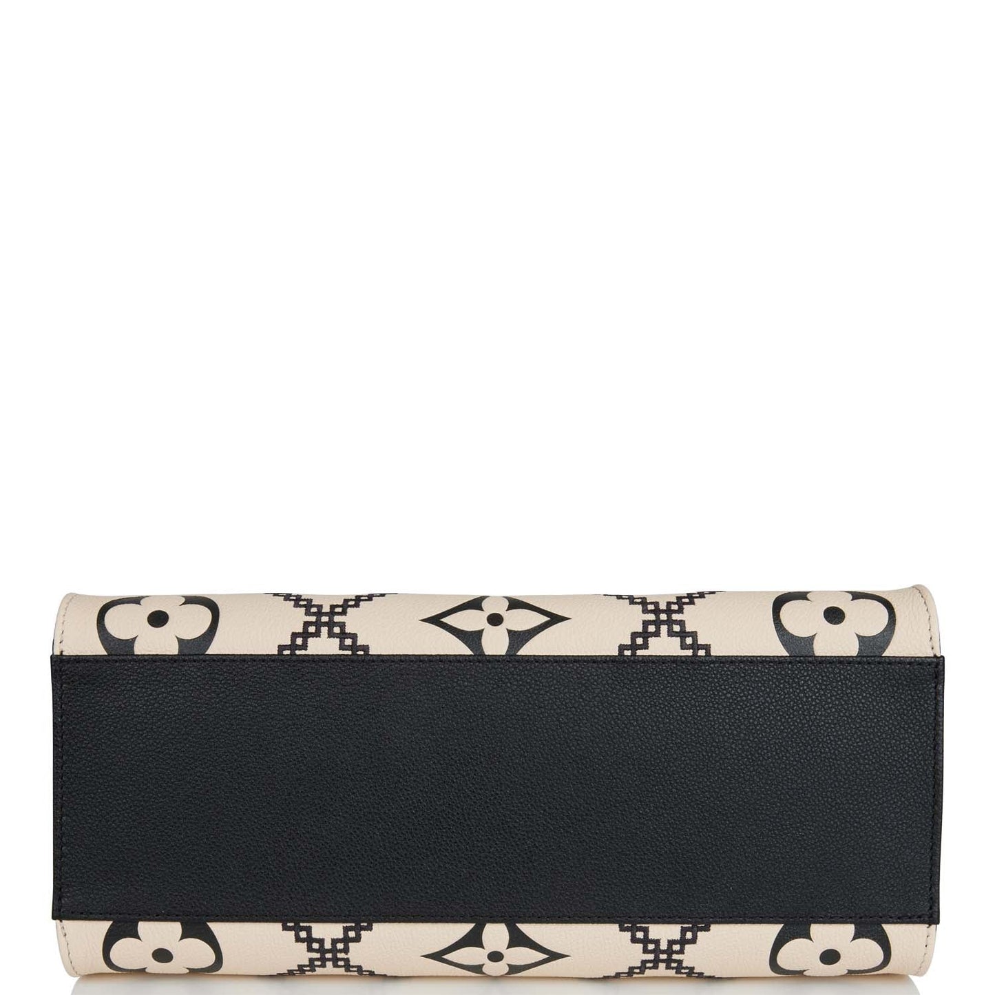 Louis Vuitton Black and Cream Empreinte Giant Monogram OnTheGo MM Tote