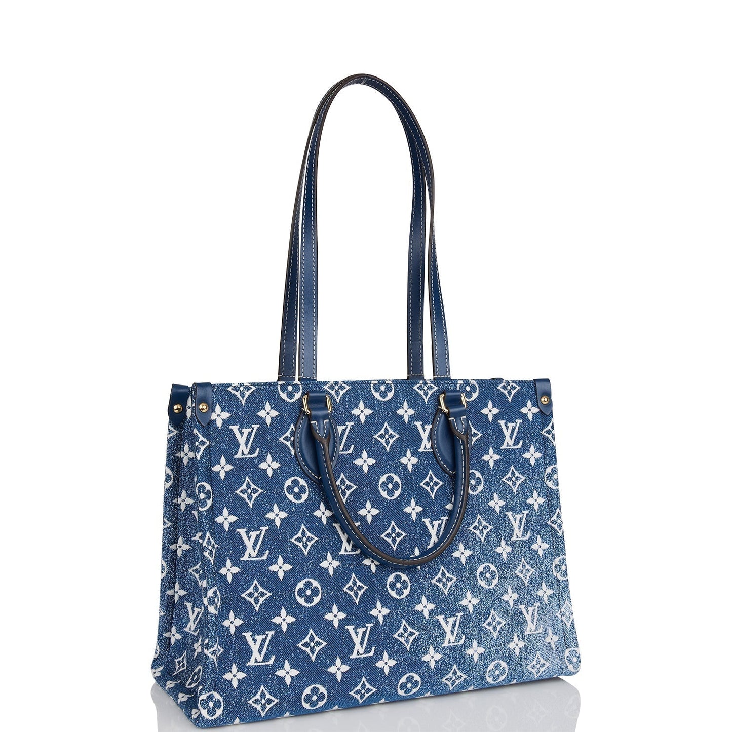 Louis Vuitton Blue Monogram OnTheGo MM Tote