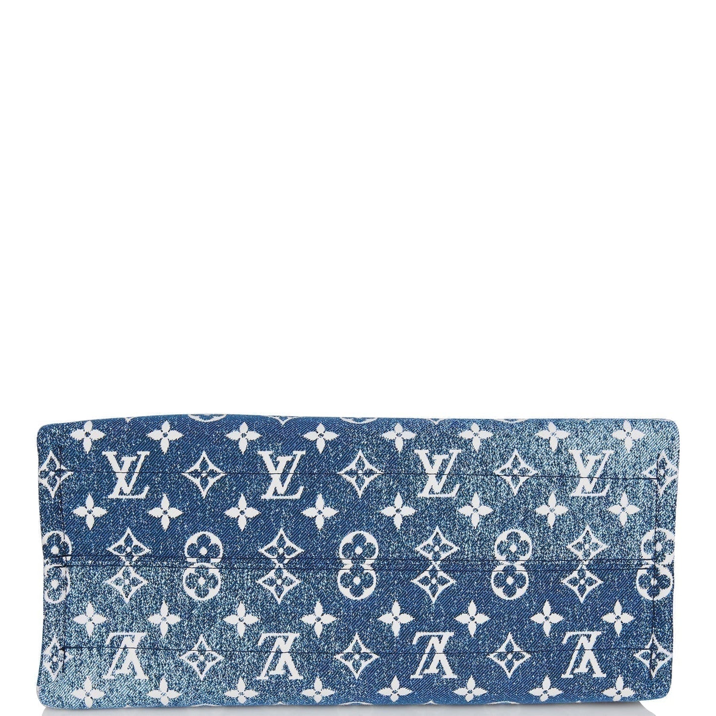 Louis Vuitton Blue Denim Monogram OnTheGo MM