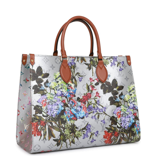 Louis Vuitton LV Garden Metallic Monogram OnTheGo MM Tote