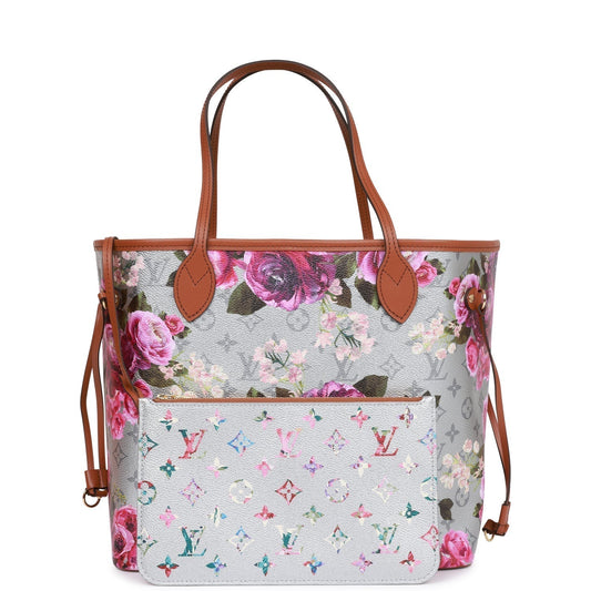 Louis Vuitton LV Garden Metallic Monogram Neverfull MM Tote