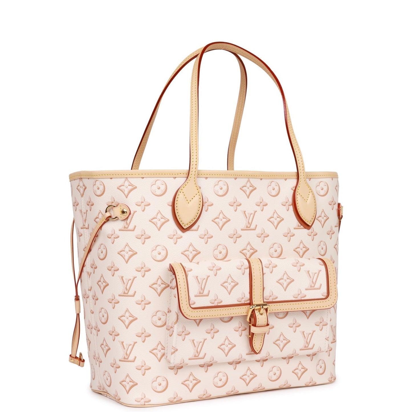 Louis Vuitton Fall For You Beige Clair Monogram Neverfull MM Tote