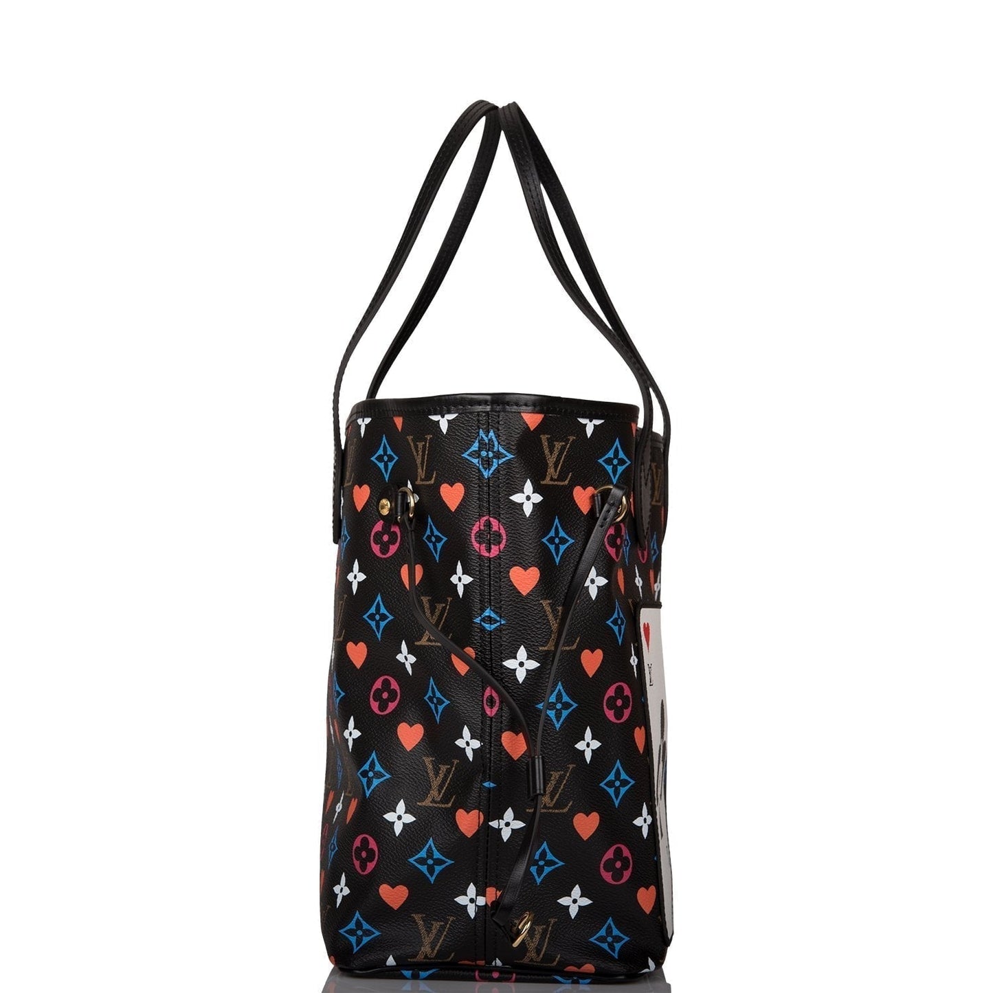 Louis Vuitton Black Game On Neverfull MM Tote