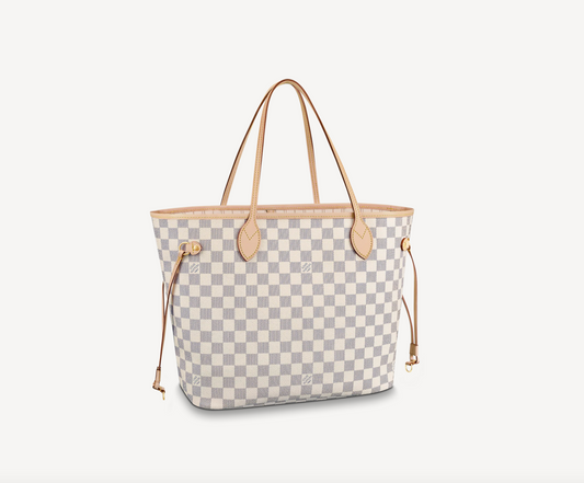 LOUIS VUITTON DAMIER AZUR NEVERFULL MM TOTE BAG