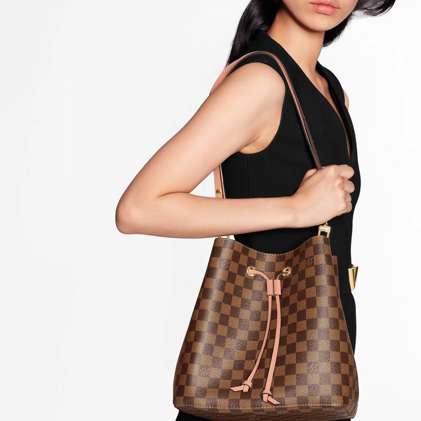 LOUIS VUITTON DAMIER EBENE NÃONOÃ MM BAG