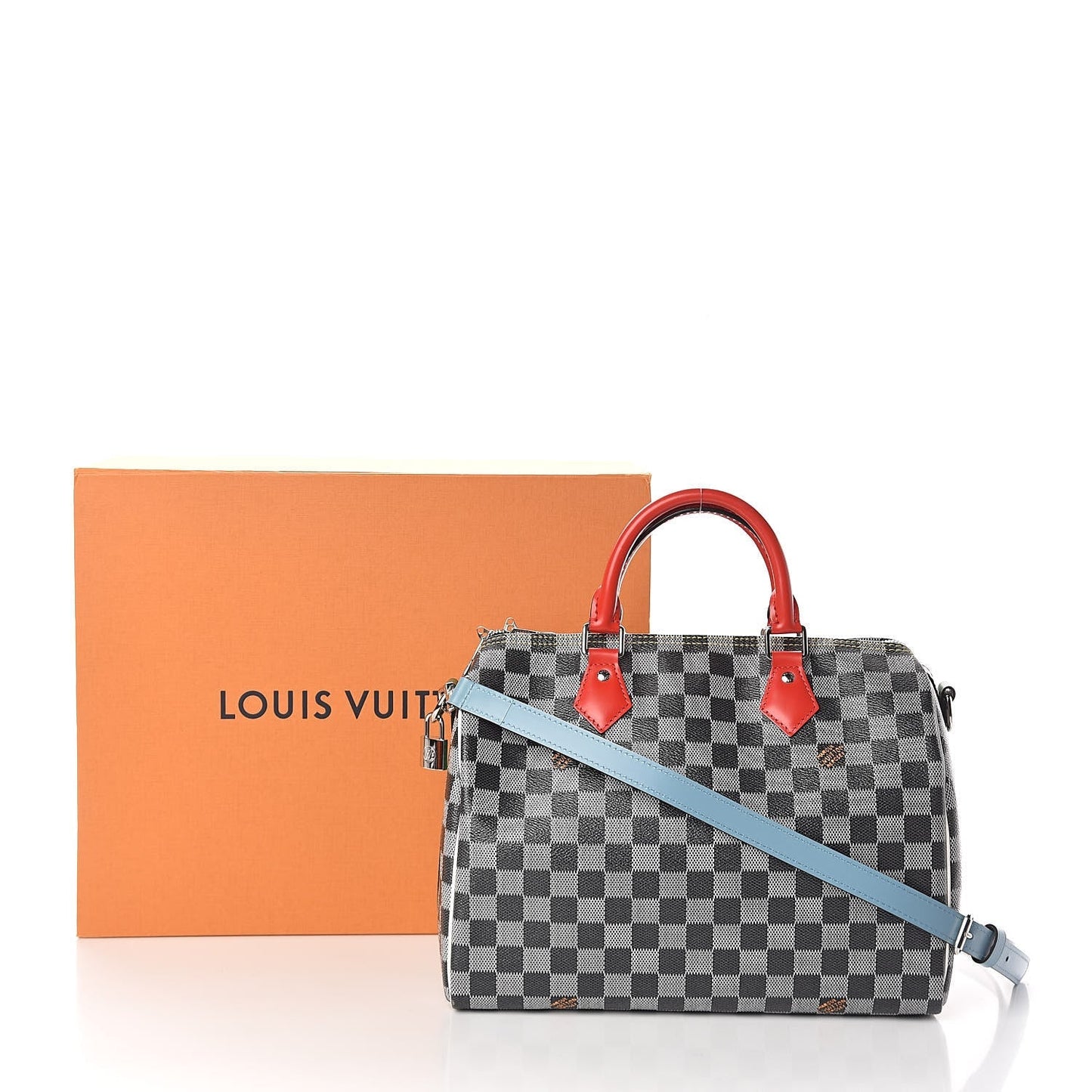 LOUIS VUITTON DAMIER SPEEDY 30 BANDOULIÃRE HANDBAG