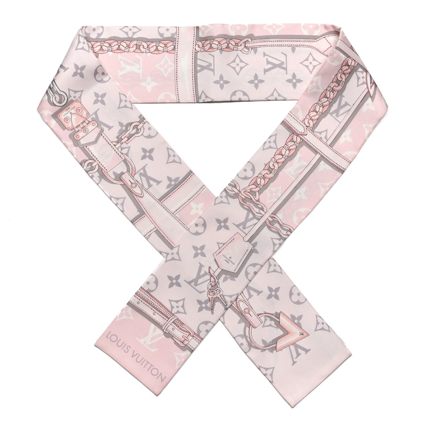 LOUIS VUITTON MONOGRAM CONFIDENTIAL SILK BANDEAU