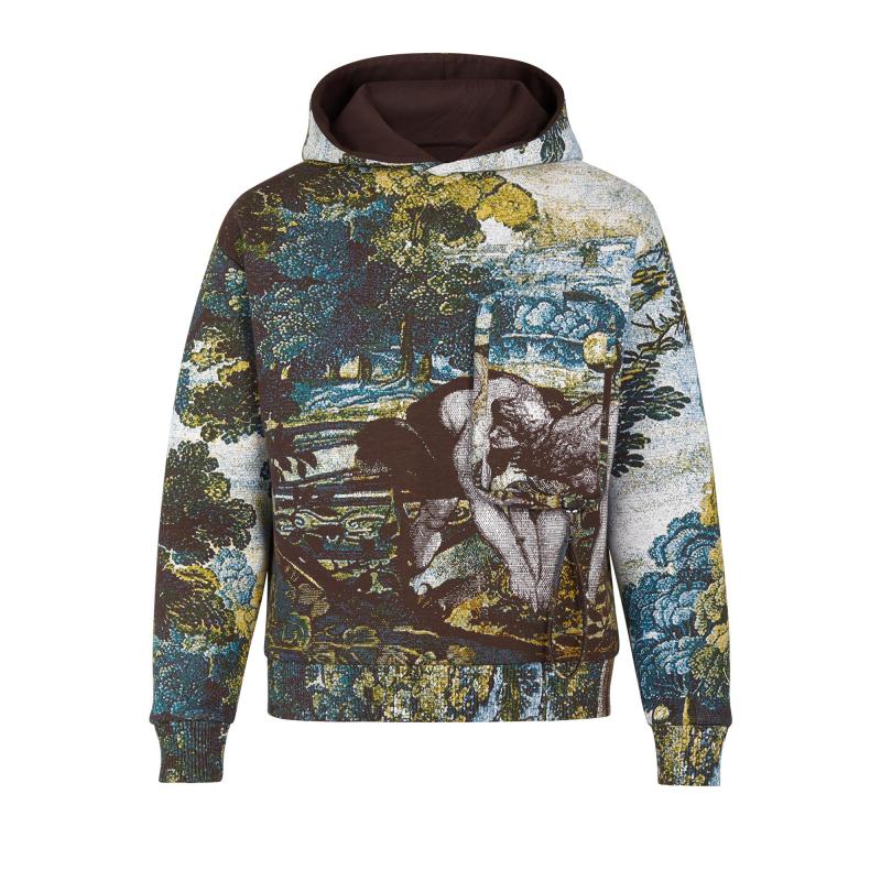 LOUIS VUITTON VIRGIL ABLOH TAPESTRY JACQUARD 3D HOODIE