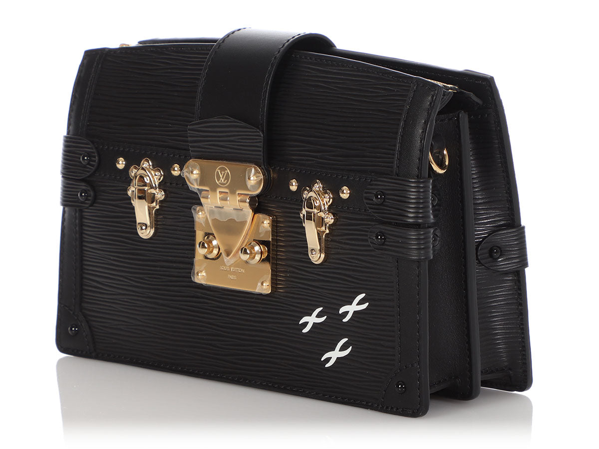 Louis Vuitton Black Epi Trunk Clutch
