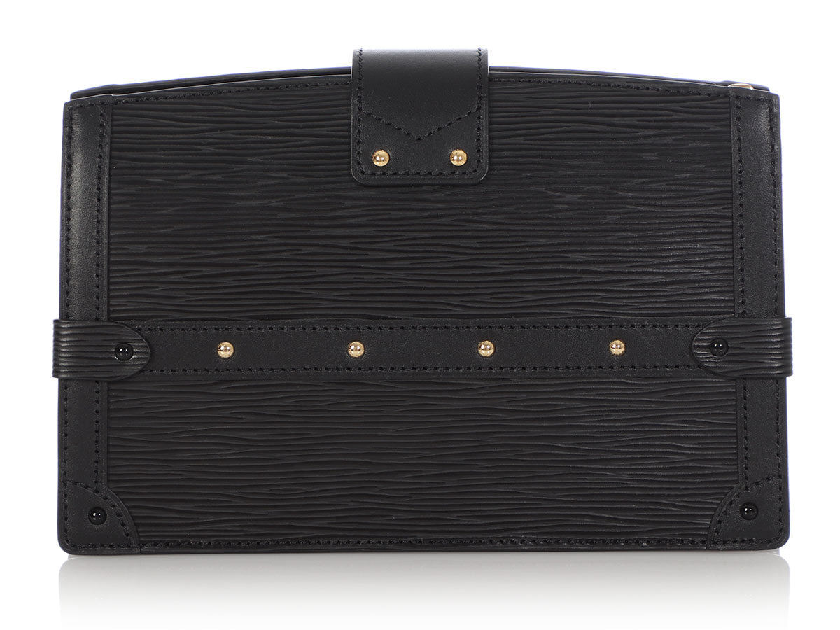Louis Vuitton Black Epi Trunk Clutch