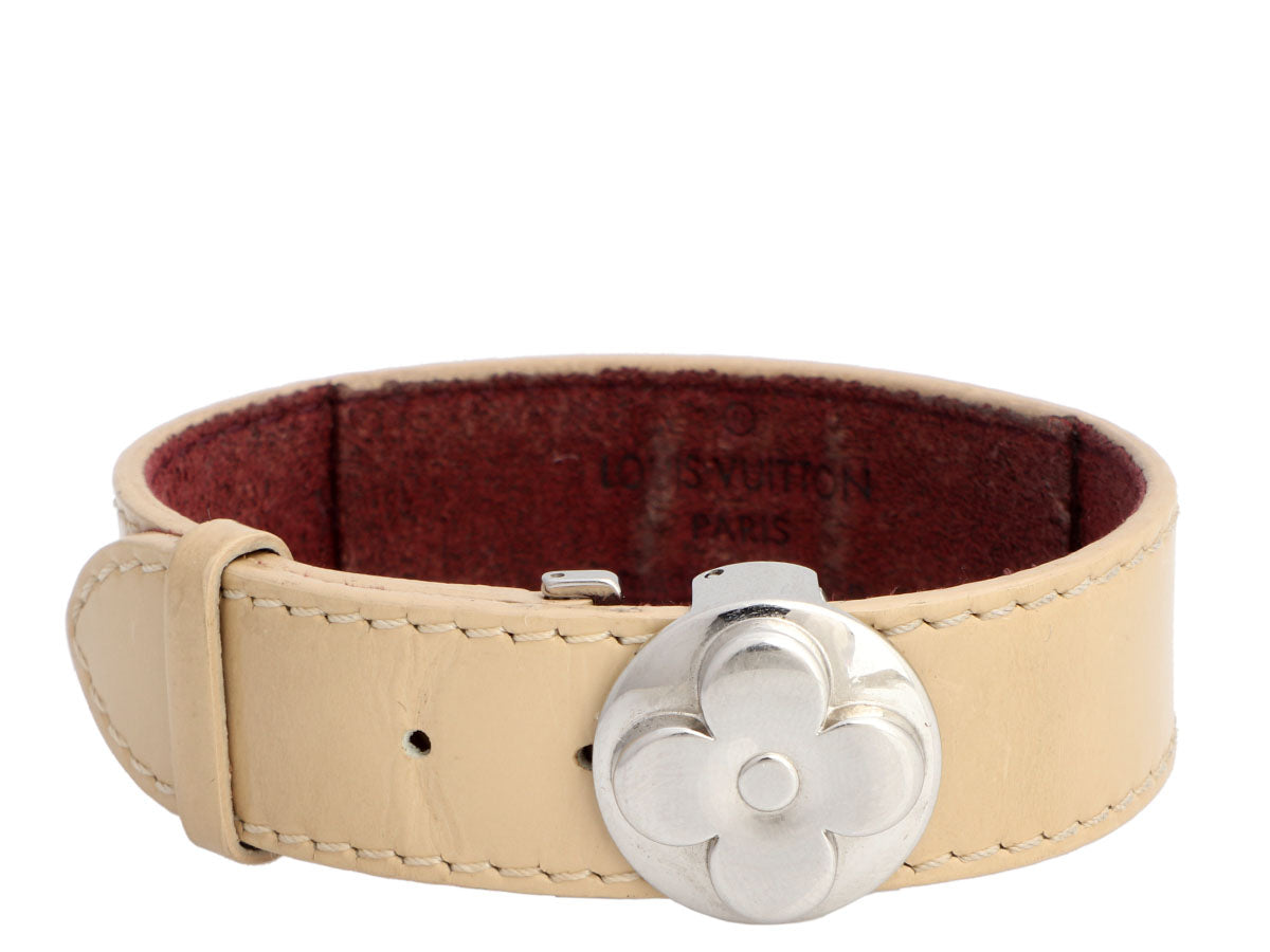 Louis Vuitton Beige Vernis Wish Wrap Bracelet