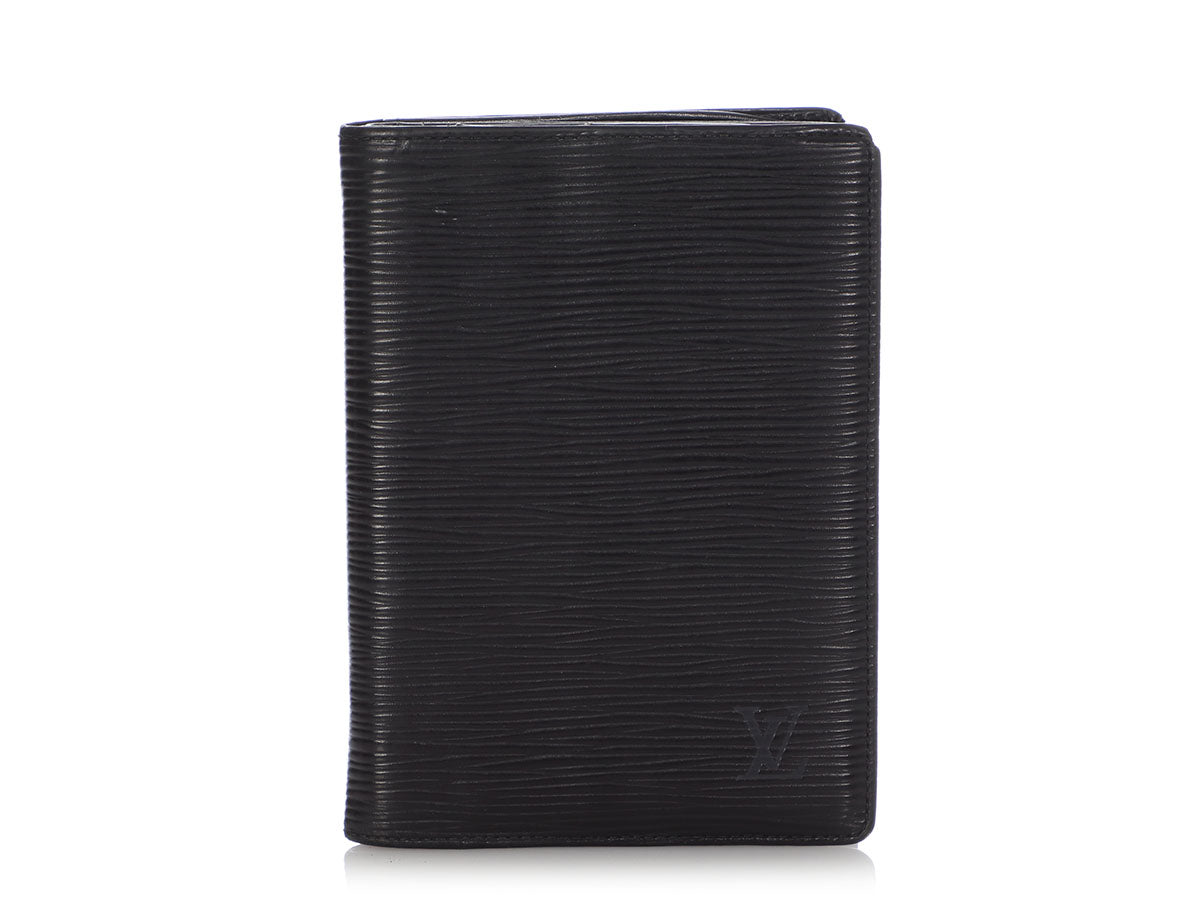 Louis Vuitton Black Epi Organizer