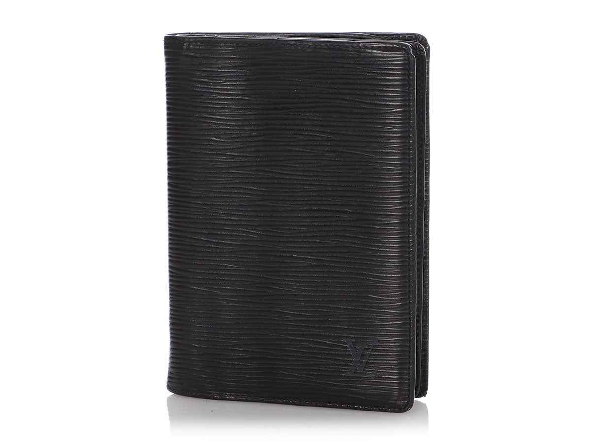 Louis Vuitton Black Epi Organizer