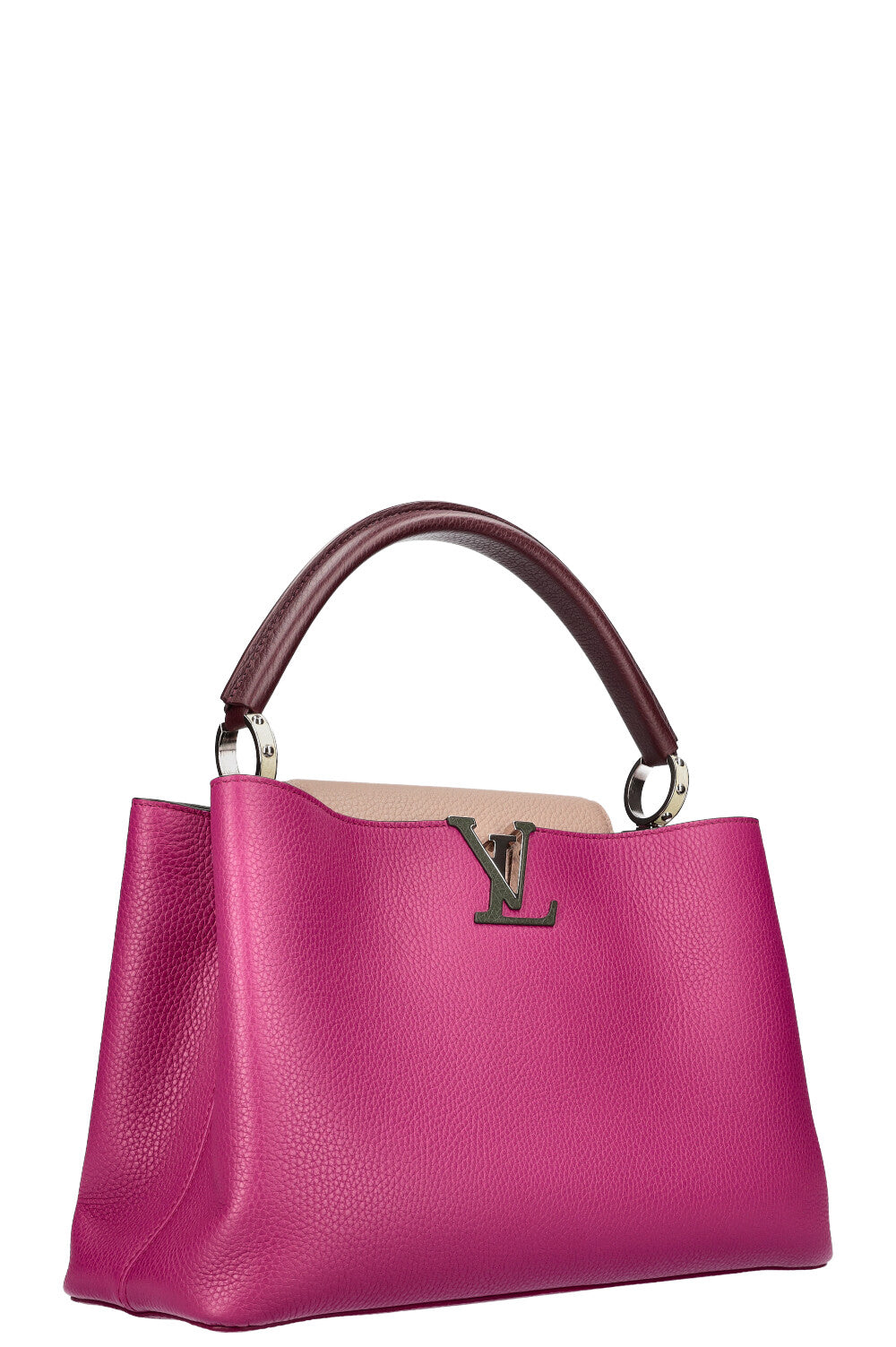 LOUIS VUITTON Capucines MM Tricolor Pink Handbag