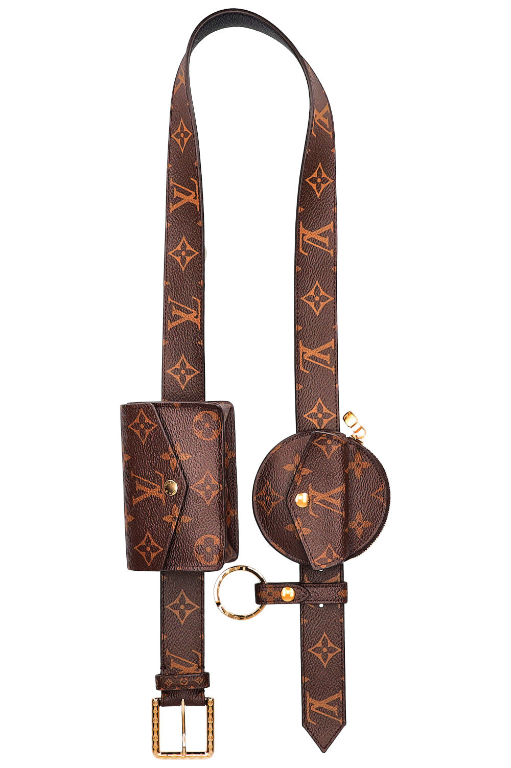 LOUIS VUITTON Daily Multi Pocket Belt MNG