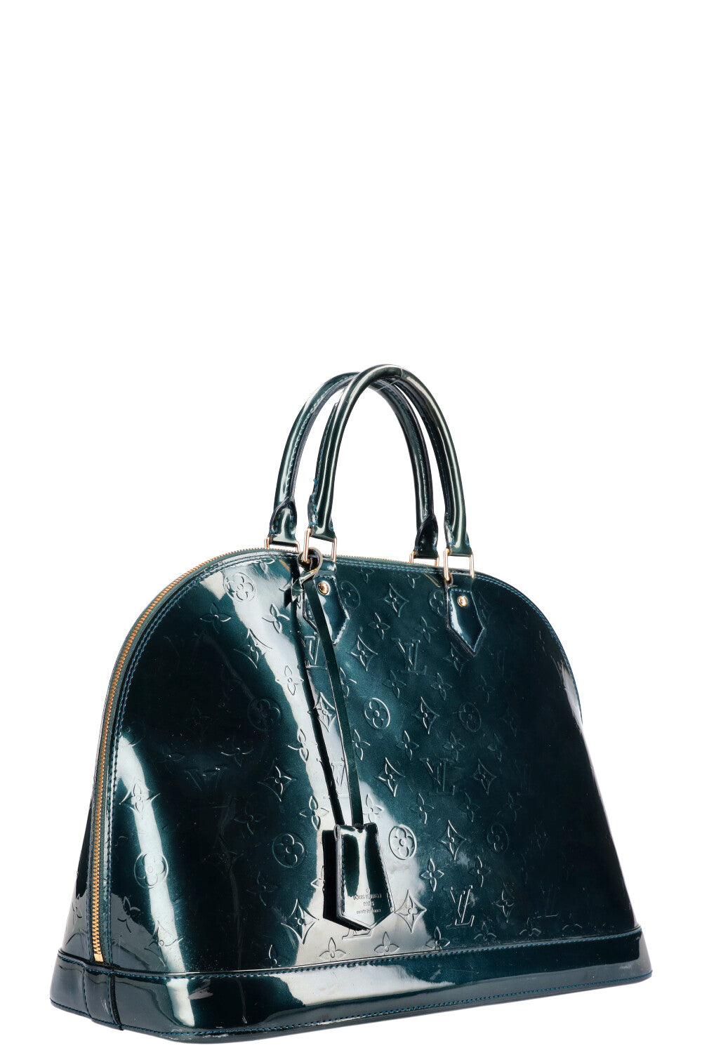 LOUIS VUITTON Alma GM MNG Vernis Petrol