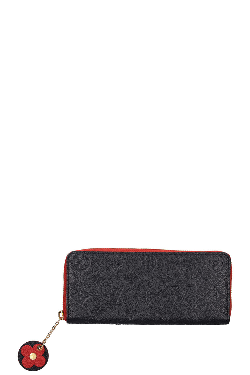 LOUIS VUITTON Clemence Wallet MNG Empreinte Blue