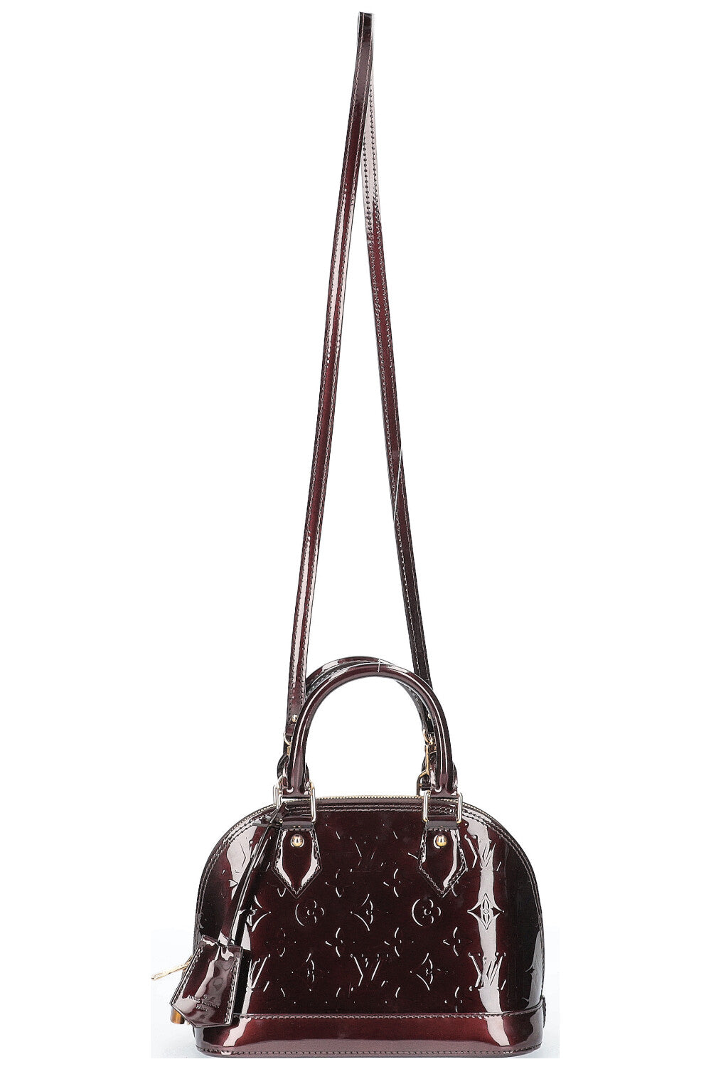 LOUIS VUITTON Alma BB MNG Vernis Amarante 2012 Handbag