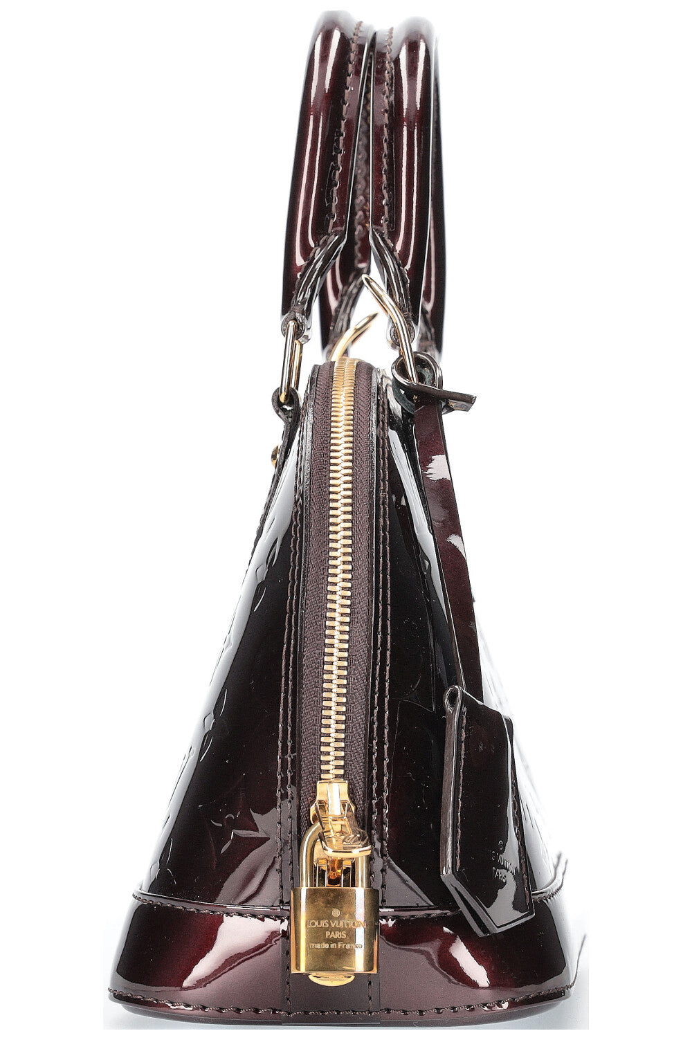 LOUIS VUITTON Alma BB MNG Vernis Amarante 2012 Handbag