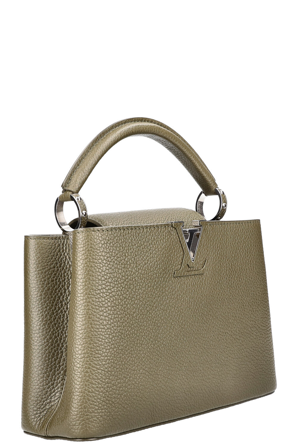 LOUIS VUITTON Capucines BB Khaki Handbag