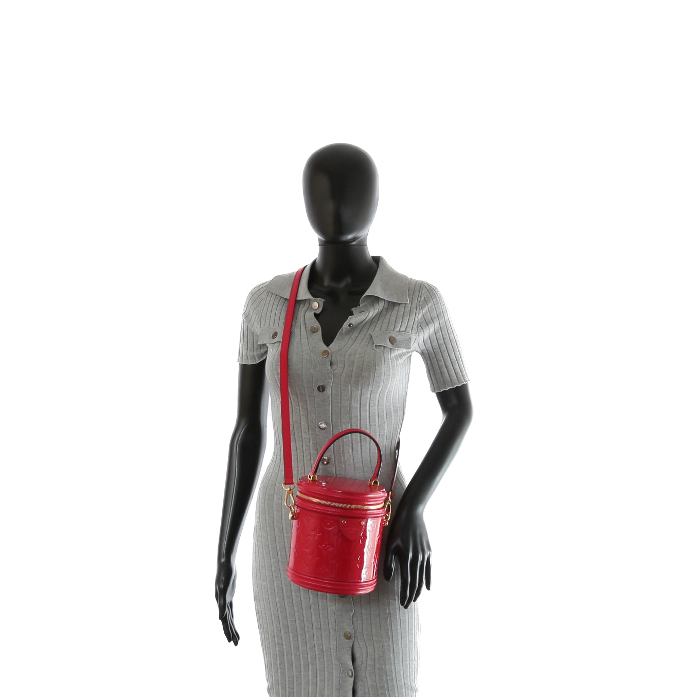 LOUIS VUITTON Cannes Monogram Vernis - Red