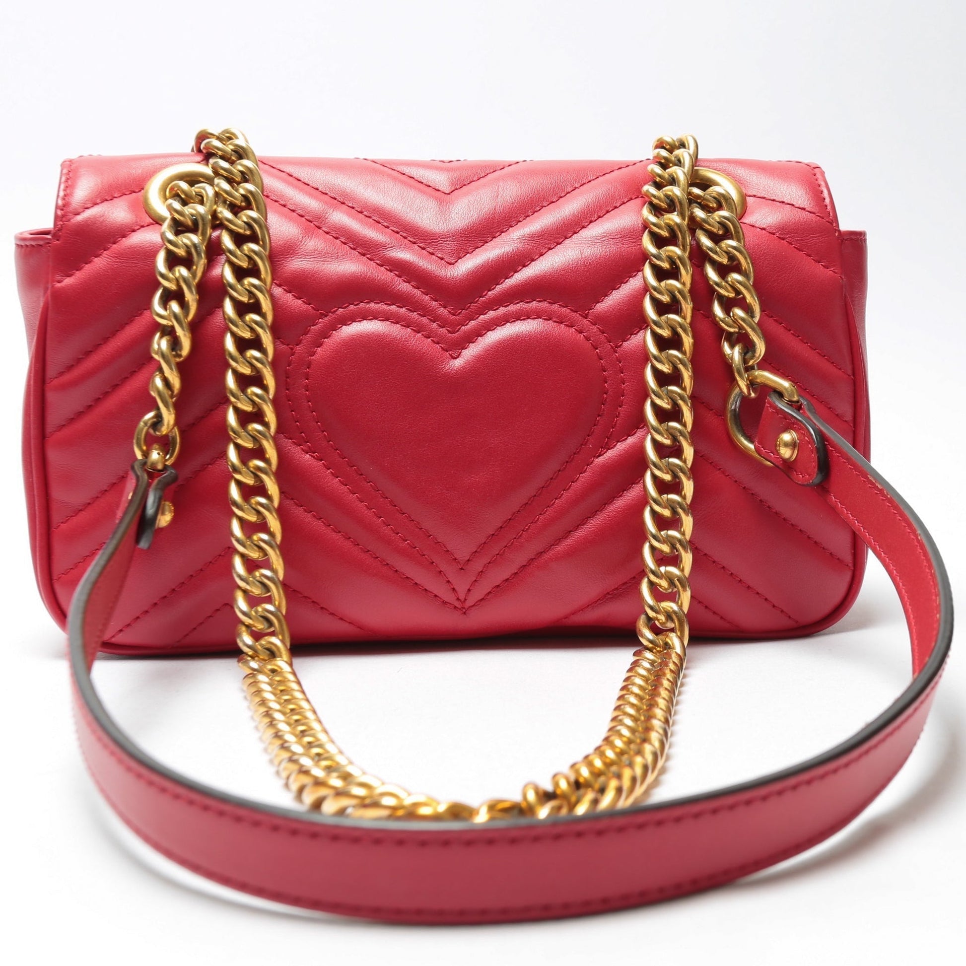 Gucci Chain Leather Shoulder Bag