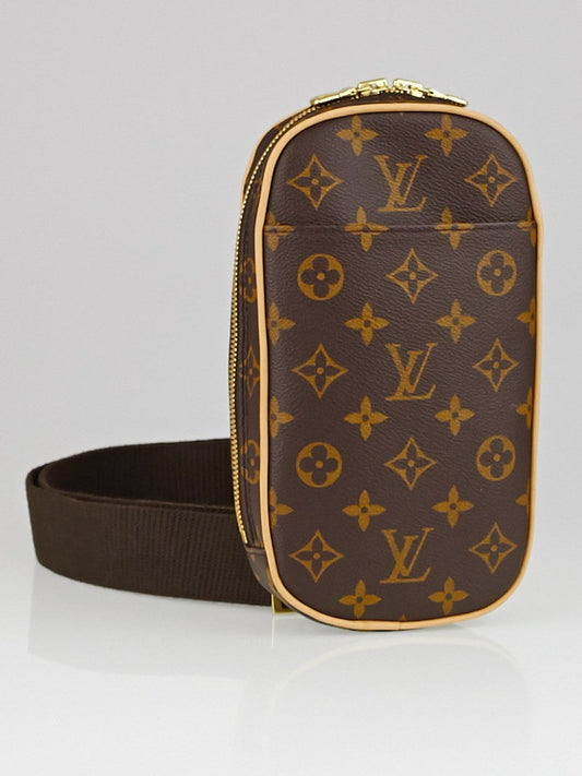 Louis Vuitton Monogram Canvas Pochette Gange Body Bag Belt Bag