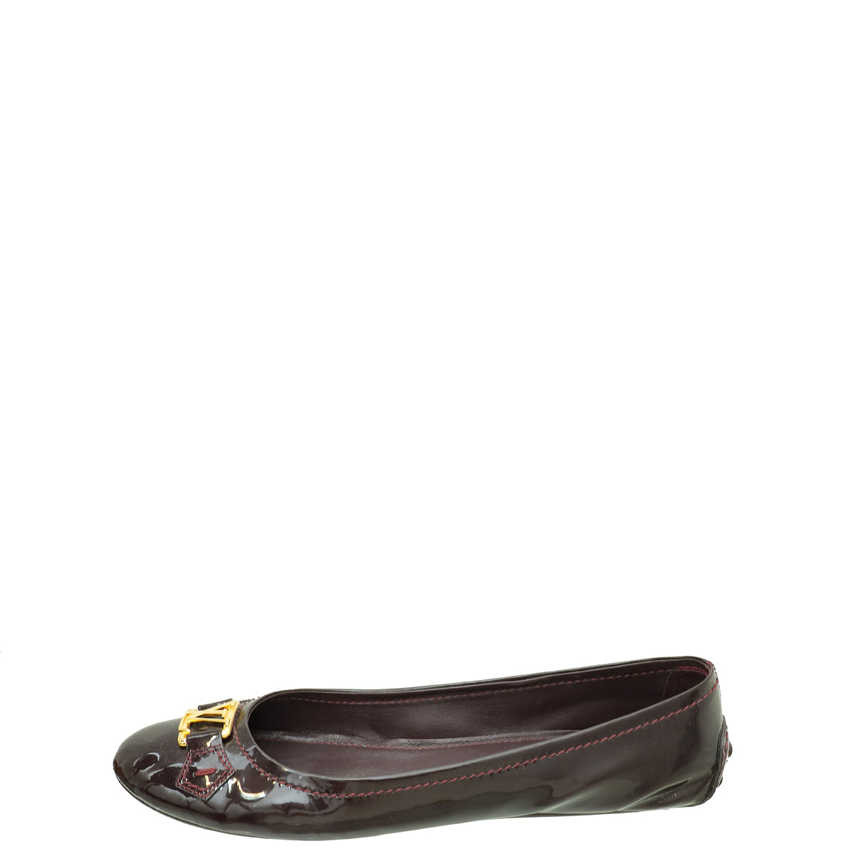 Louis Vuitton Amarante Oxford Ballerina Flats 41.5