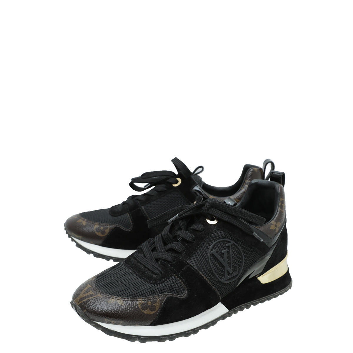 Louis Vuitton Monogram Black Run Away Sneaker