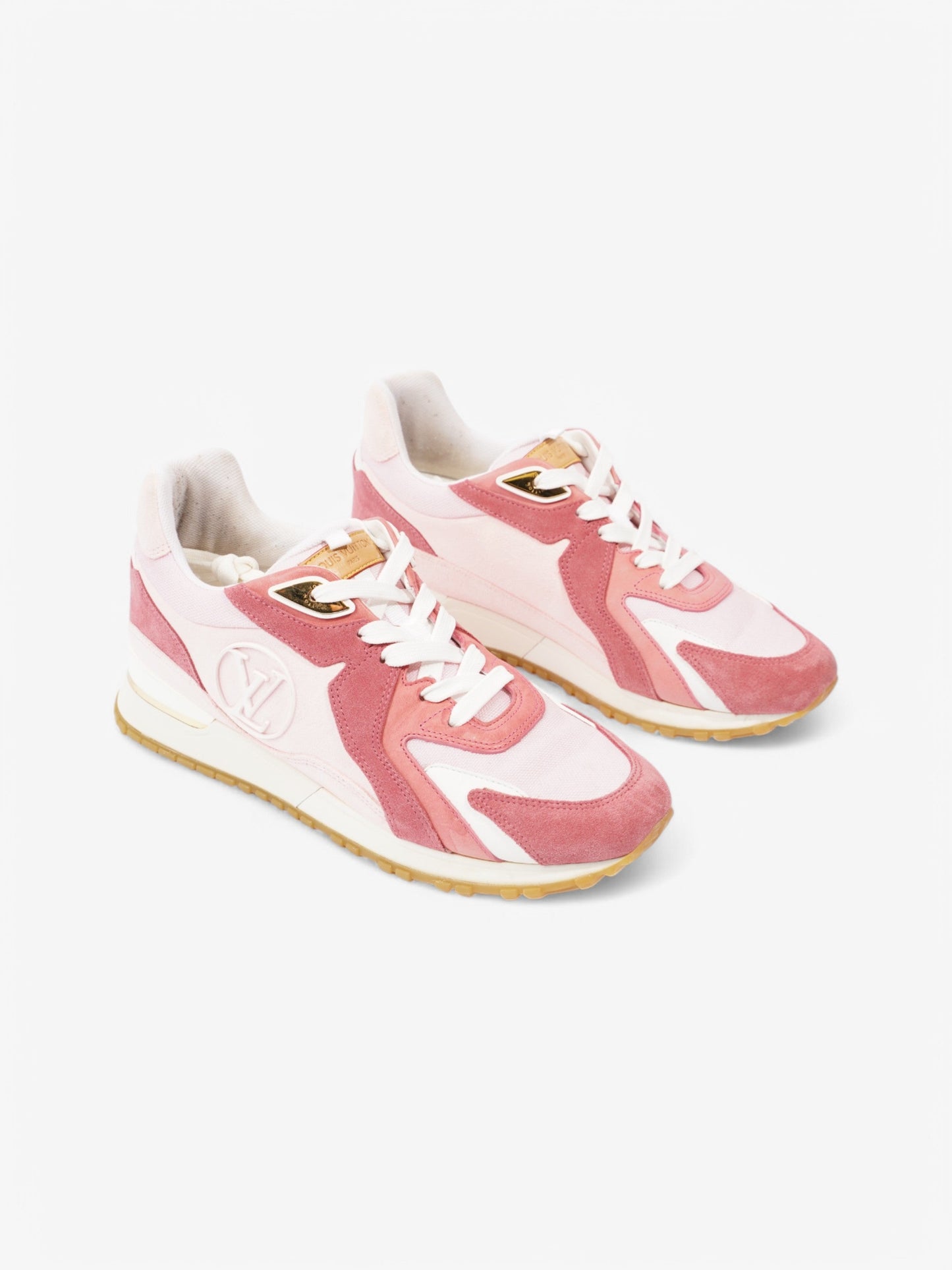 Louis Vuitton Run Away Pink / White Suede EU 39 UK 6
