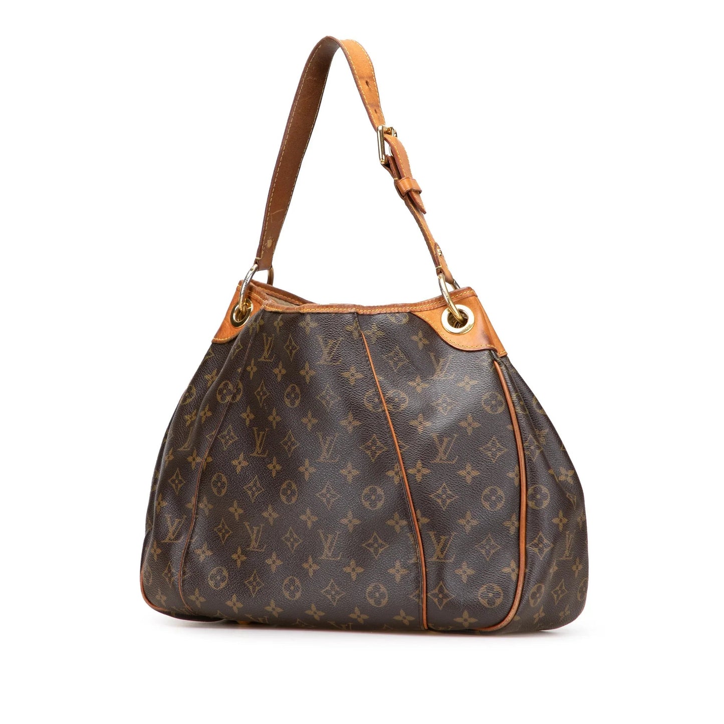 Brown Louis Vuitton Monogram Galliera PM Shoulder Bag