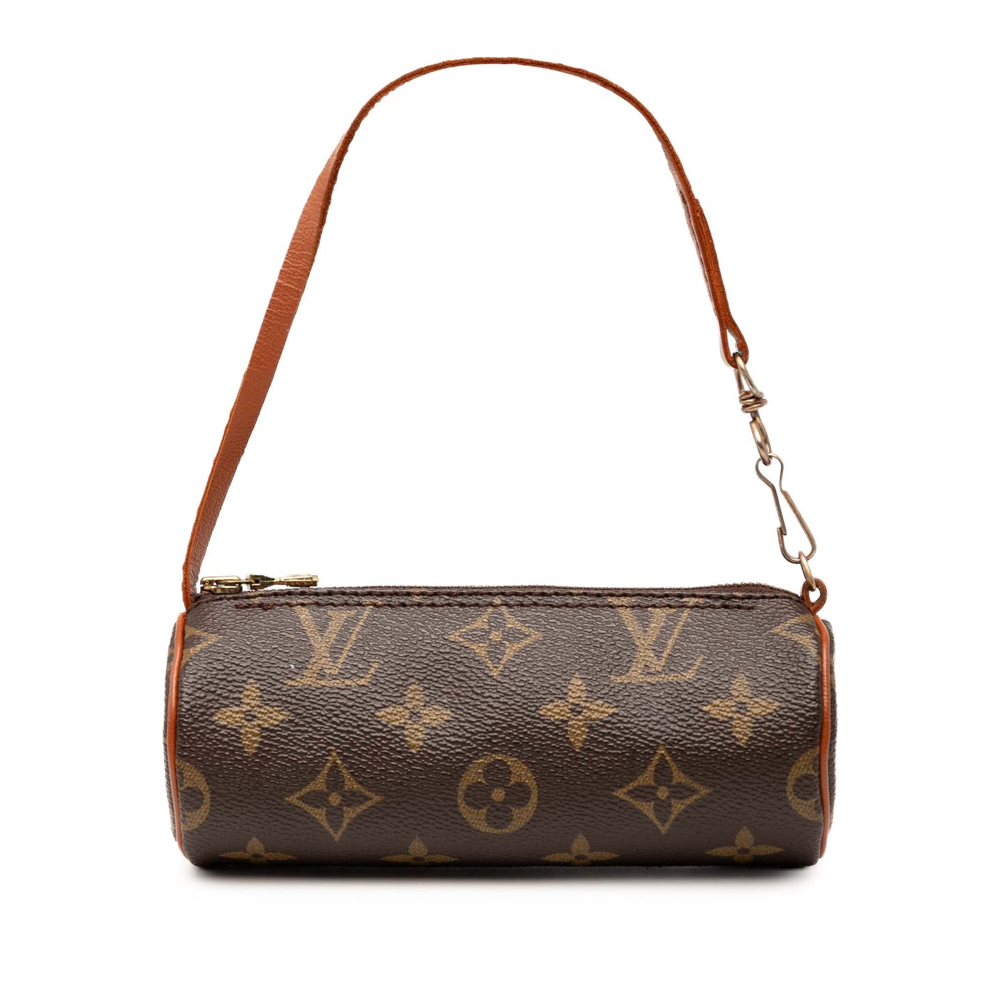 Brown Louis Vuitton Monogram Papillon Pochette Handbag