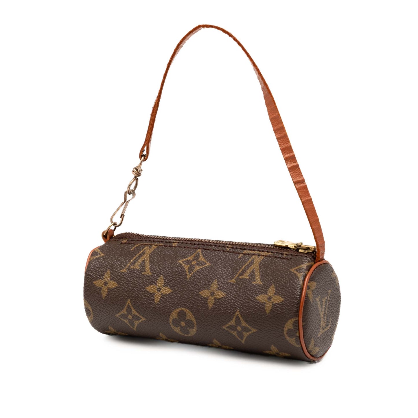 Brown Louis Vuitton Monogram Papillon Pochette Handbag