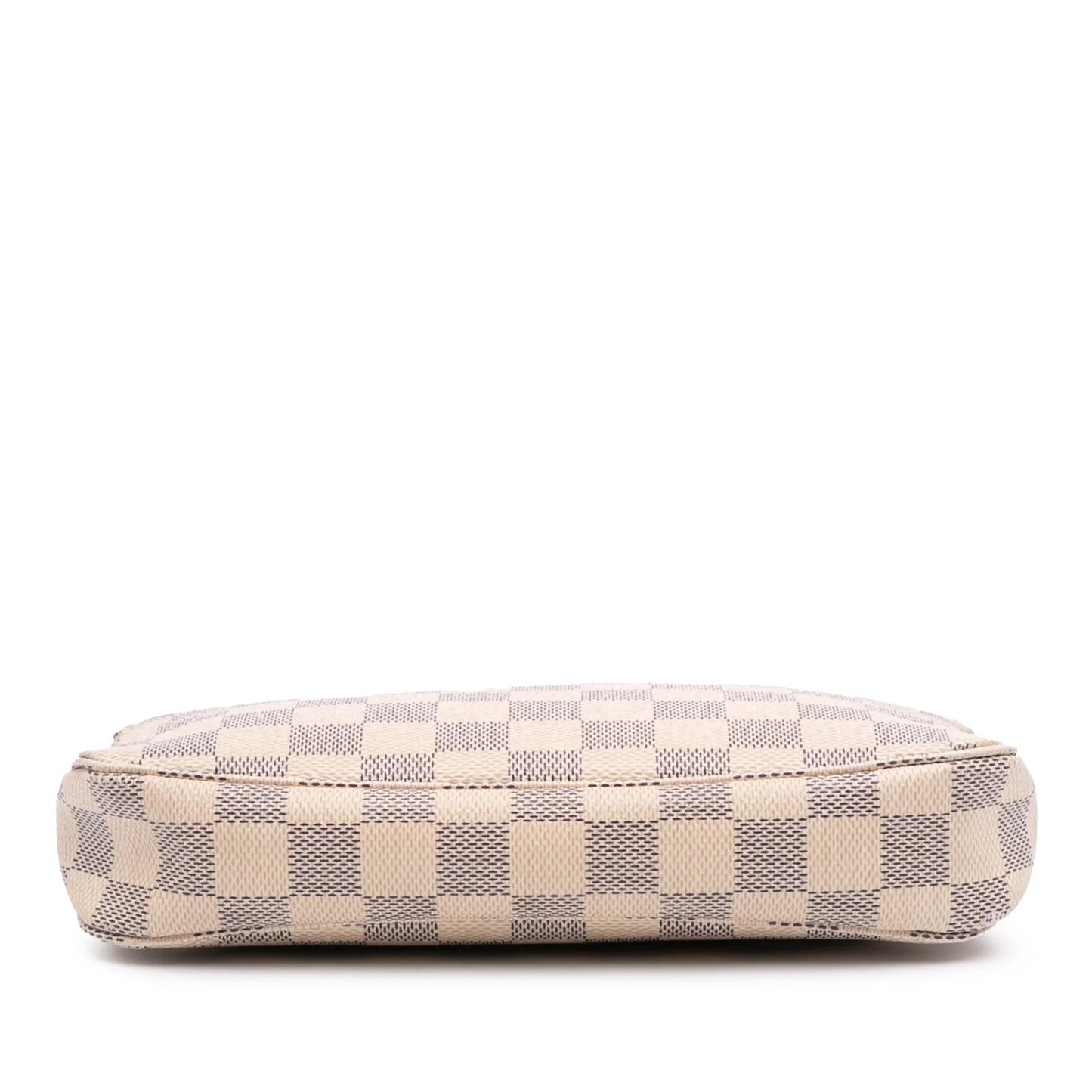 White Louis Vuitton Damier Azur Pochette Accessoires Shoulder Bag