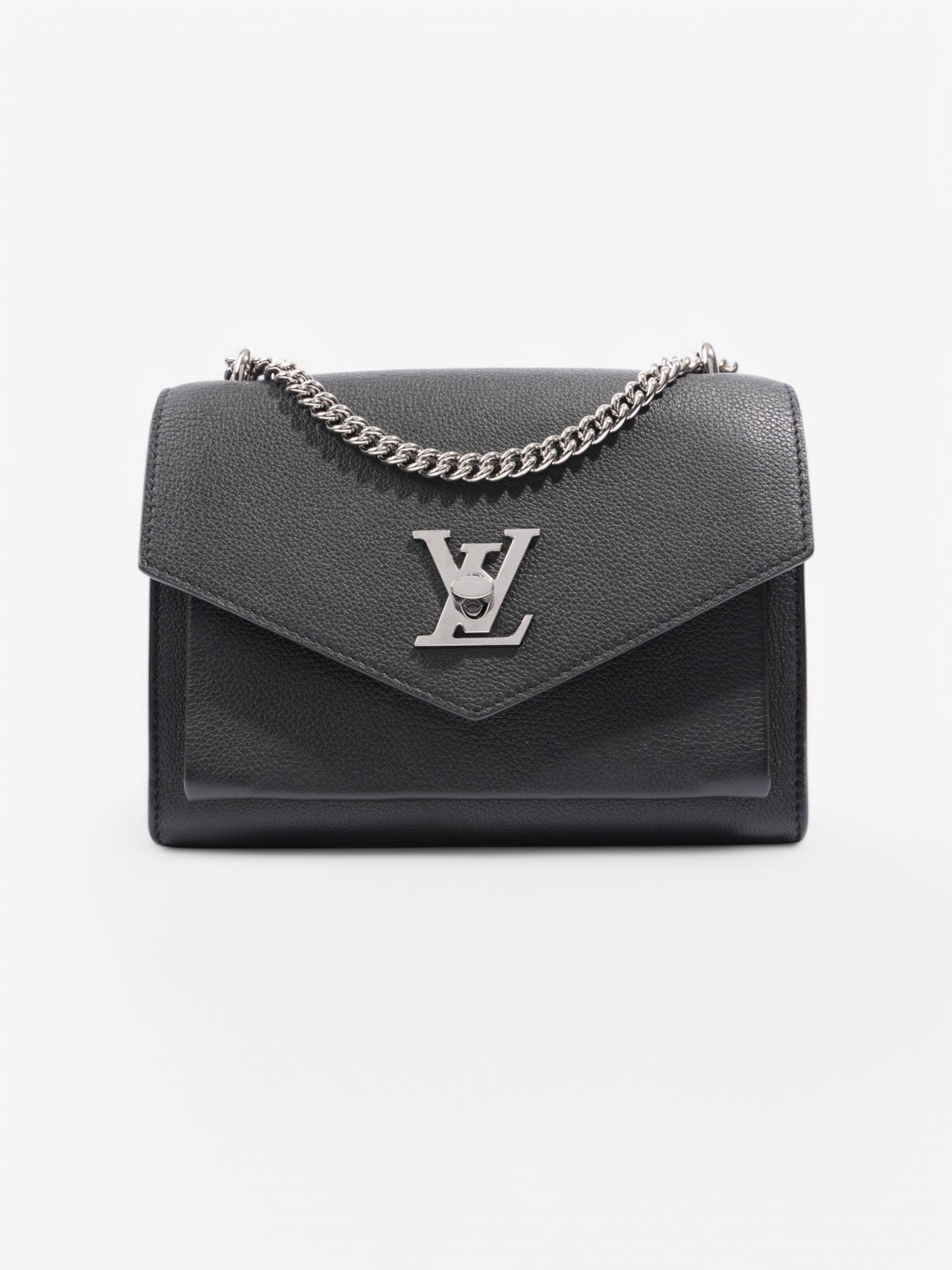 Louis Vuitton Mylockme Chain Bag Black Leather BB