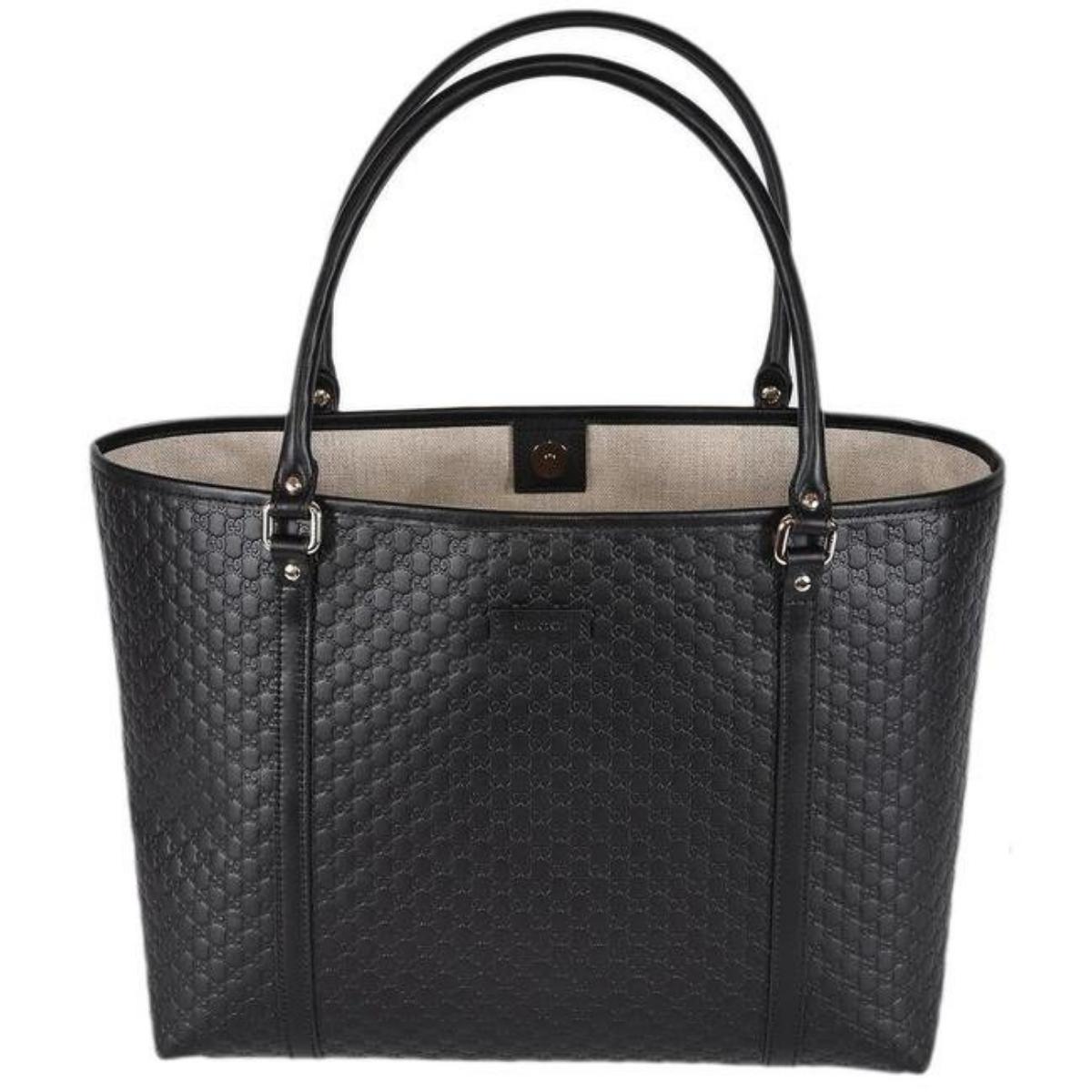 Gucci Guccissima Leather Monogram Tote Style 6