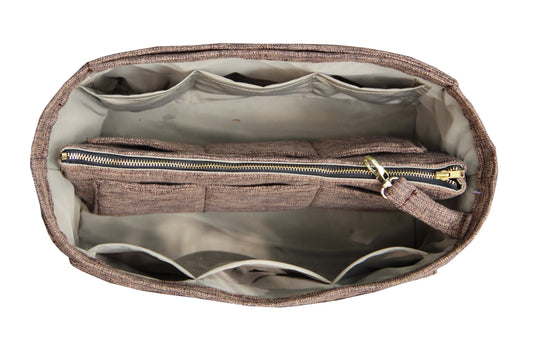 [Fendi Peekaboo X-Lite Large] Waterproof Linen Bag Organizer - Customized Purse Insert, Tote Liner Protector, Handbag Organiser (Type B)