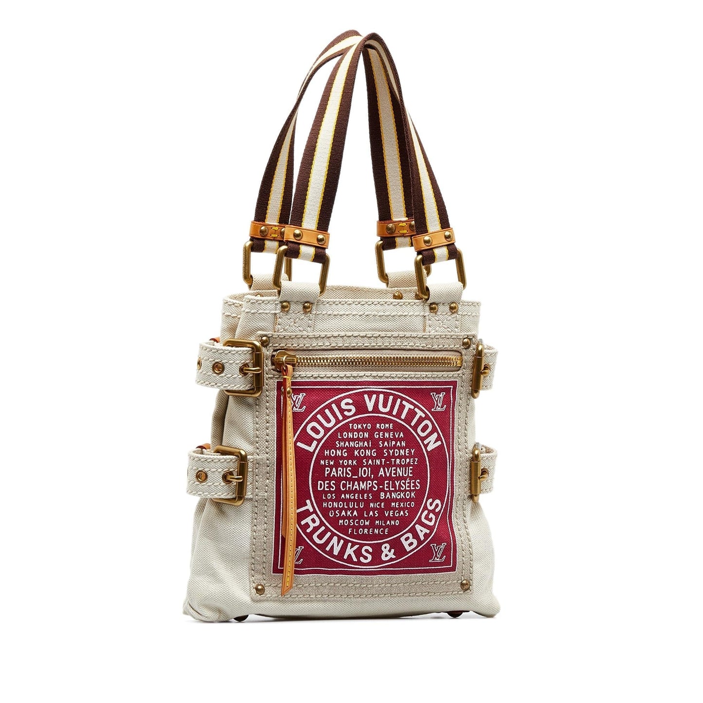 Louis Vuitton Cruise Line Globe Shopper Tote PM (SHG-9ErW42)