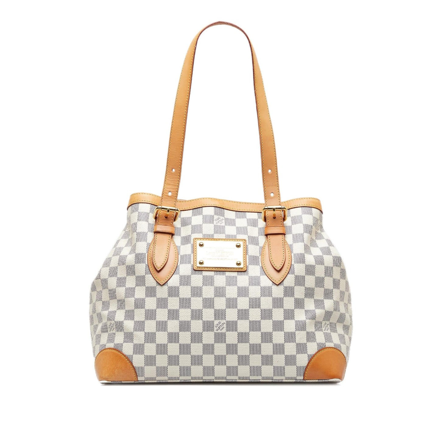 Louis Vuitton Damier Azur Hampstead MM (SHG-kaC4mf)