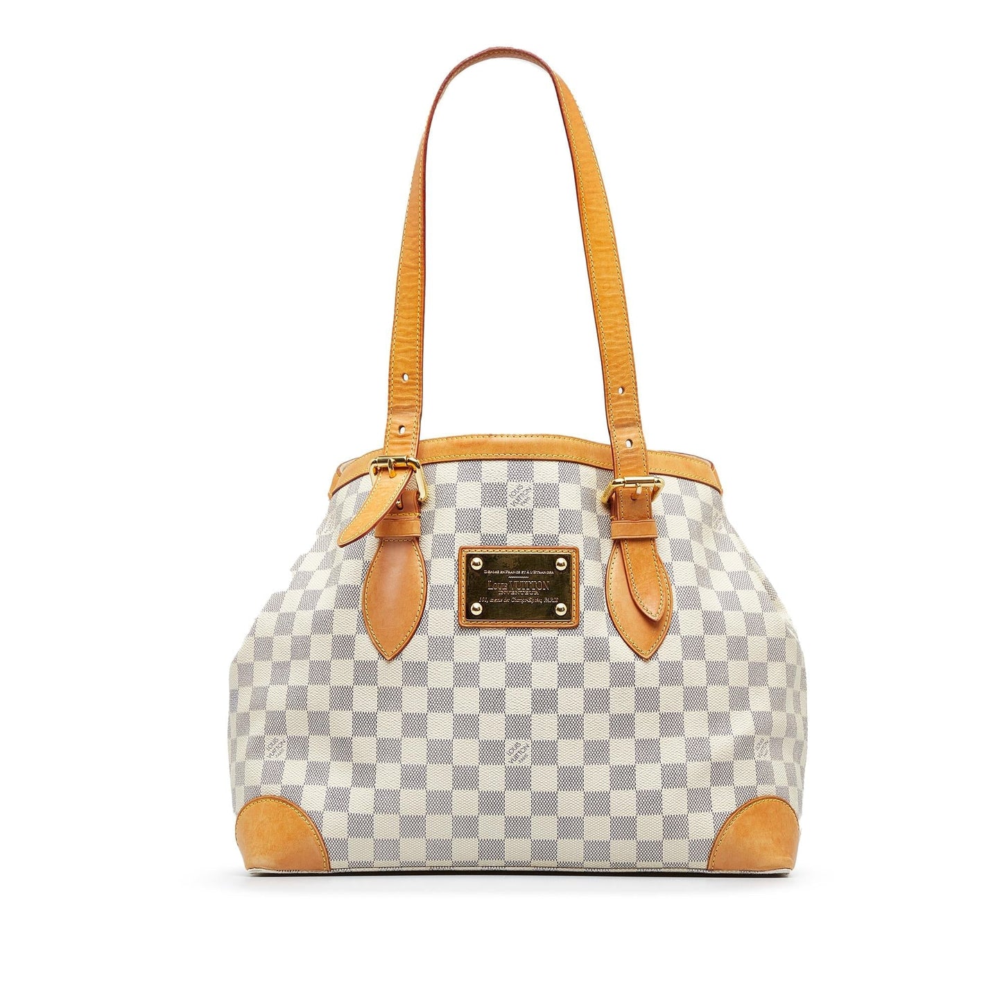 Louis Vuitton Damier Azur Hampstead MM (SHG-uzHKGf)