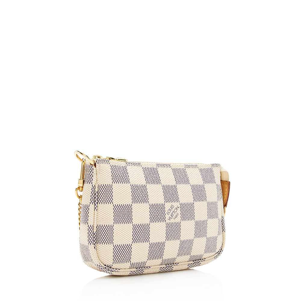 Louis Vuitton Damier Azur Mini Pochette Accessoires (SHF-16530)