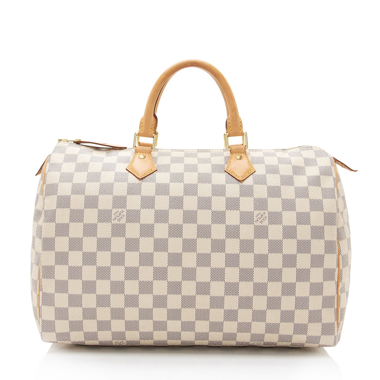 Louis Vuitton Damier Azur Speedy 35 Satchel (SHF-Sjma9Y)